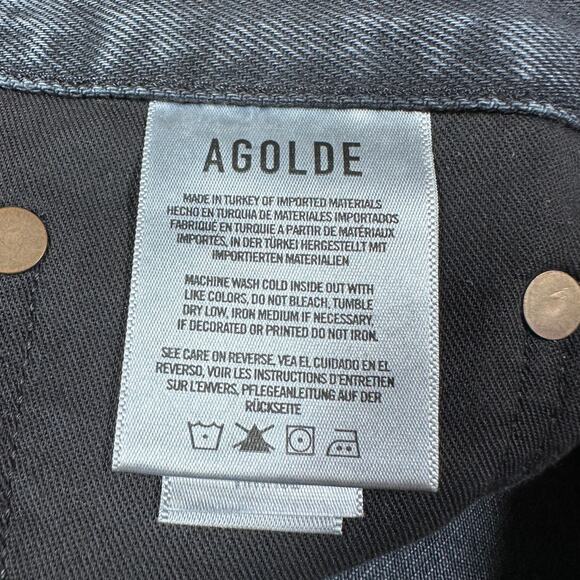 AGOLDE NWT Vintage Boot High Rise Jeans Vintage Wash Size 32 100% Organic Cotton - Picture 6 of 11